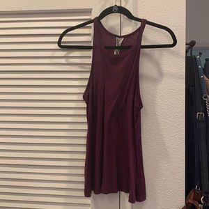 Maroon Free People Tank
